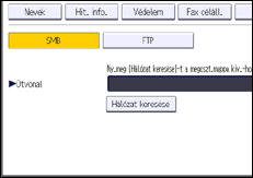 A kezelőpanel ismertetése