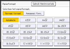 Afbeelding van bedieningspaneel