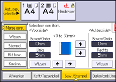 Afbeelding van bedieningspaneel