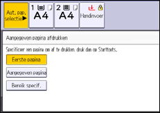Afbeelding van bedieningspaneel