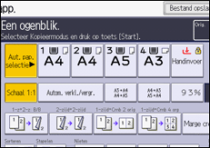 Afbeelding van bedieningspaneel
