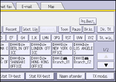 Afbeelding van bedieningspaneel