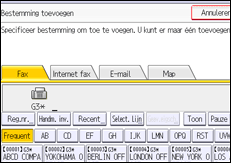 Afbeelding van bedieningspaneel