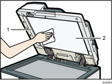 Afbeelding met genummerd bijschrift van Auto Reverse Document Feeder