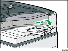 Afbeelding van de ADF voor dubbelzijdig scannen in één handbeweging