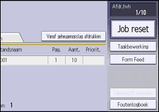 Afbeelding van bedieningspaneel