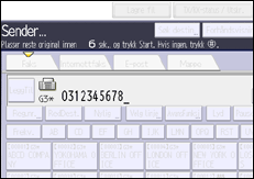 Illustrasjon av betjeningspanelet