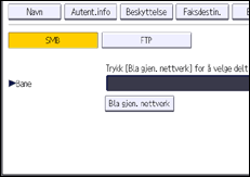 Illustrasjon av betjeningspanelet