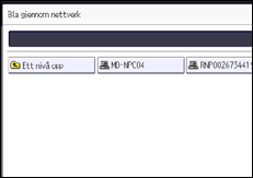 Illustrasjon av betjeningspanelet