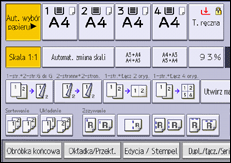 Ilustracja ekranu panela operacyjnego