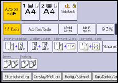 Bild av användarpanelens skärm