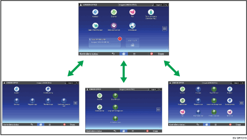 Bild som visar hur du anpassar startsidan
