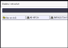 Bild av användarpanelens skärm