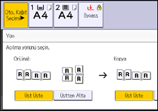 İşlem paneli ekran çizimi