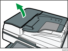 Auto reverse document feeder illustration