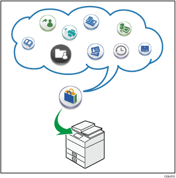 Illustration of using the application site