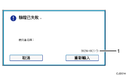 操作面板畫面說明圖編號標註說明圖