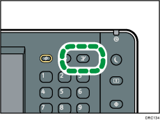 Operation panel screen illustration