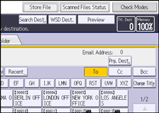 Operation panel screen illustration