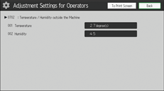 Operation panel screen illustration