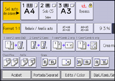 Il·lustració de pantalla del panell d'operacions