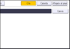 Il·lustració de pantalla del panell d'operacions