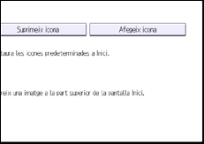 Il·lustració de pantalla del panell d'operacions