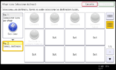Il·lustració de pantalla del panell d'operacions