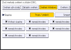 Ilustrace displeje ovládacího panelu