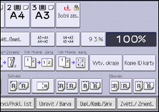 Ilustrace displeje ovládacího panelu
