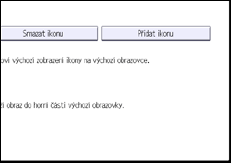 Ilustrace displeje ovládacího panelu