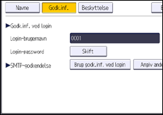 Illustration af display på betjeningspanelet