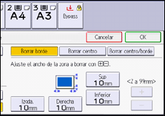 Ilustración de la pantalla panel de mandos
