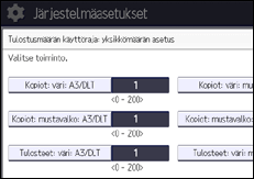 Käyttöpaneelin näyttö