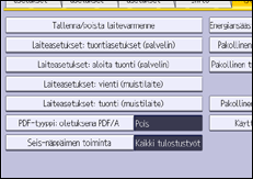 Käyttöpaneelin näyttö