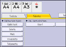 Käyttöpaneelin näyttö
