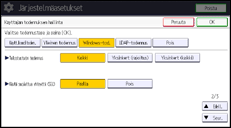 Käyttöpaneelin näyttö