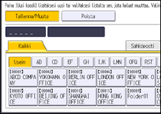 Käyttöpaneelin näyttö