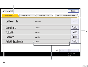 Näytön numeroitu kuva