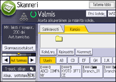 Käyttöpaneelin näyttö