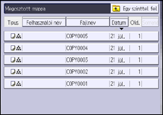 A kezelőpanel ismertetése
