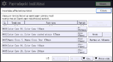 A kezelőpanel ismertetése