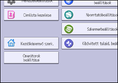 A kezelőpanel ismertetése