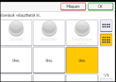 A kezelőpanel ismertetése