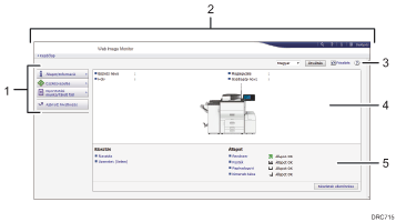 Webböngésző ábrája számozott illusztráció