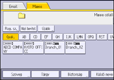 A kezelőpanel ismertetése