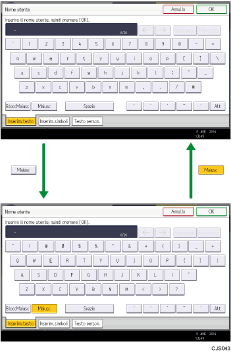 Illustrazione dei tasti