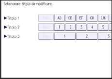 Illustrazione della schermata sul pannello di controllo