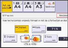 Afbeelding van bedieningspaneel
