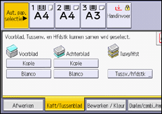 Afbeelding van bedieningspaneel